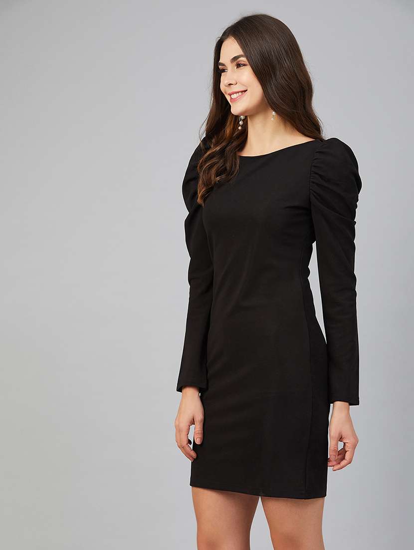 women solid sheath dress - 19466752 -  Standard Image - 1