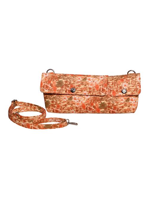 orange leatherette (pu) sling bag - 19470254 -  Standard Image - 0