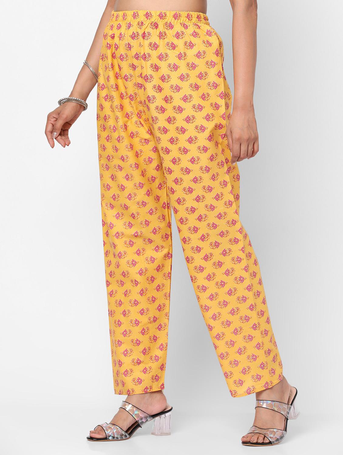 mustard kurta pant set - 19471593 - Standard Image - 4