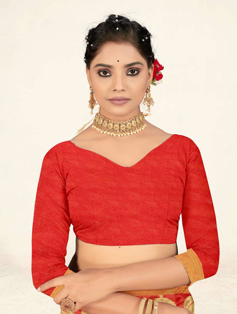 embellished woven saree - 19471848 -  Standard Image - 4