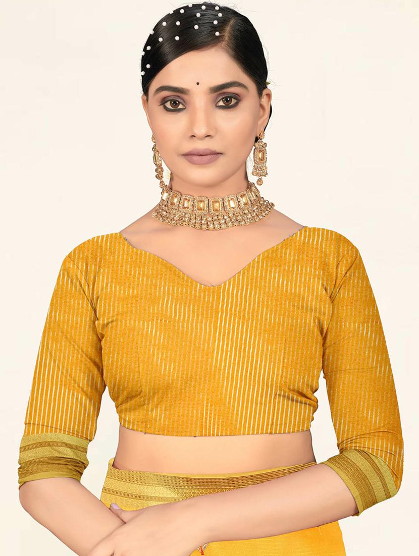 embellished woven saree - 19471854 - Standard Image - 4