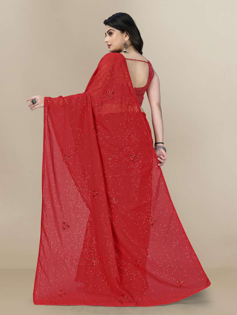 women's embellished saree with blouse - 19472014 -  Standard Image - 1