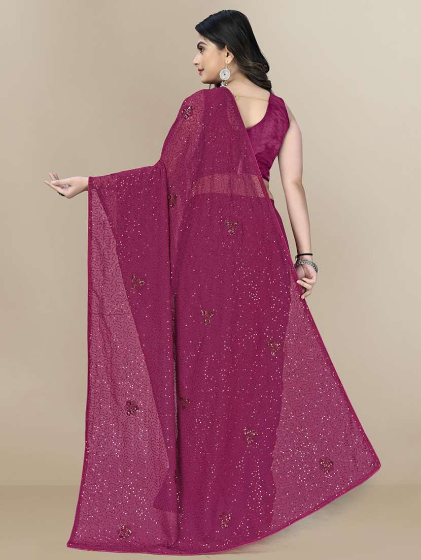women's embellished saree with blouse - 19472017 -  Standard Image - 1
