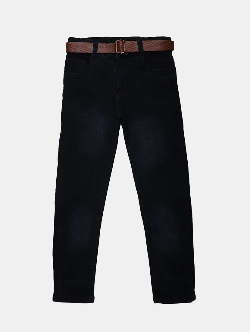 boy's plain slim fit jeans