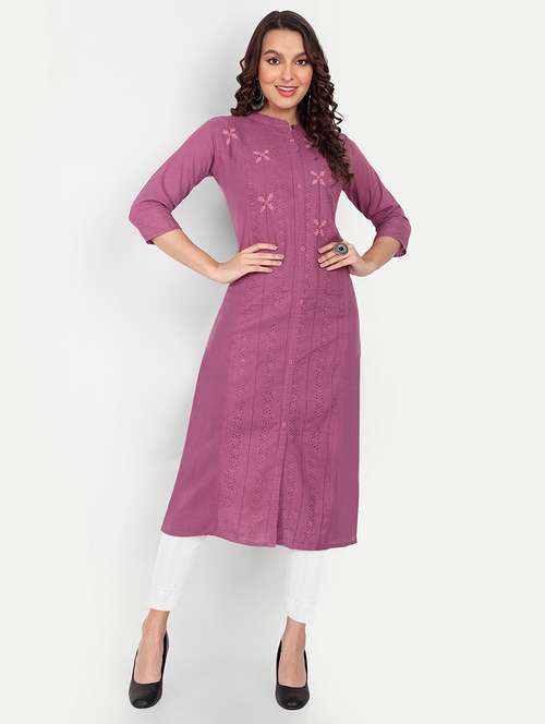 women's straight kurta - 19472192 - Standard Image - 0