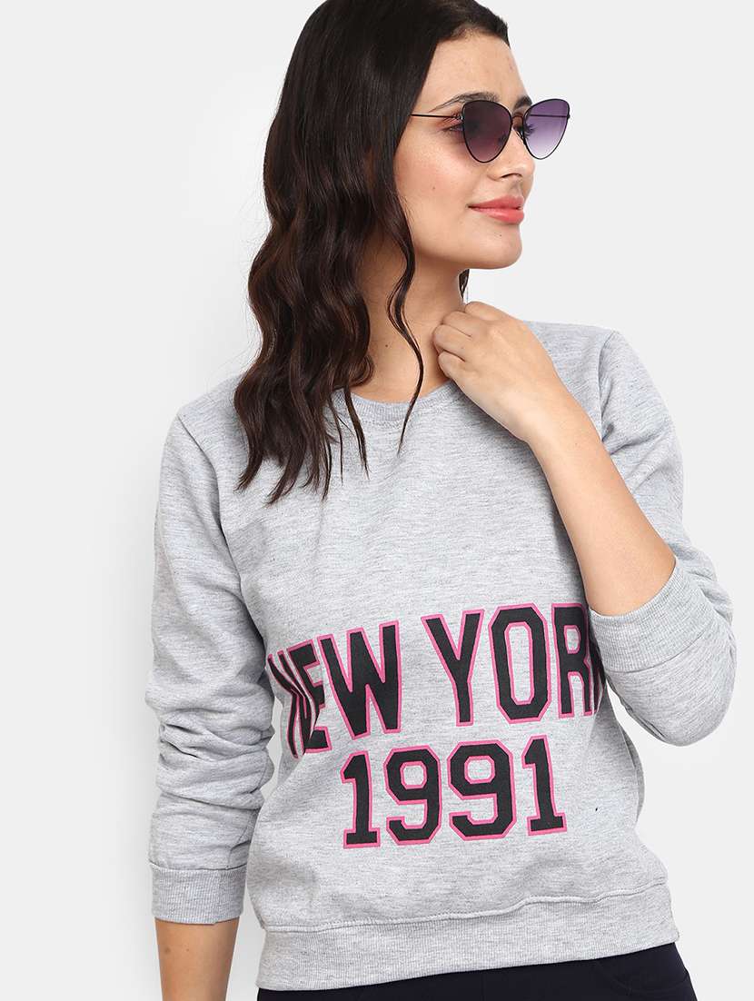 women's front print sweatshirt - 19472967 -  Standard Image - 4