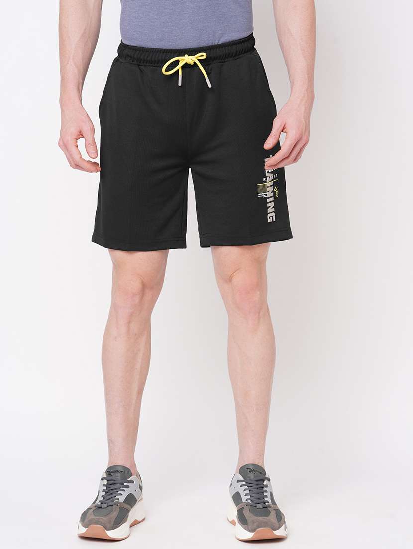 printed polyester shorts
