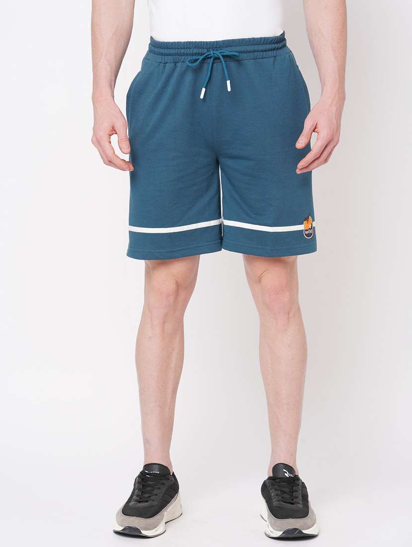 printed cotton shorts