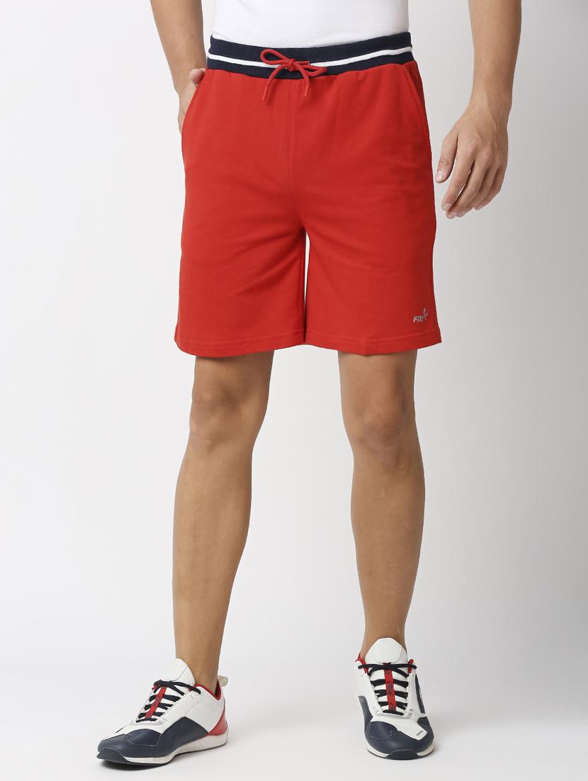 solids cotton shorts - 19473080 -  Zoom Image - 0