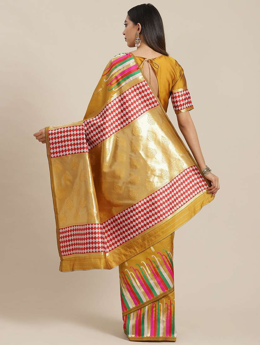 women's banarasi saree with blouse - 19473247 -  Standard Image - 1