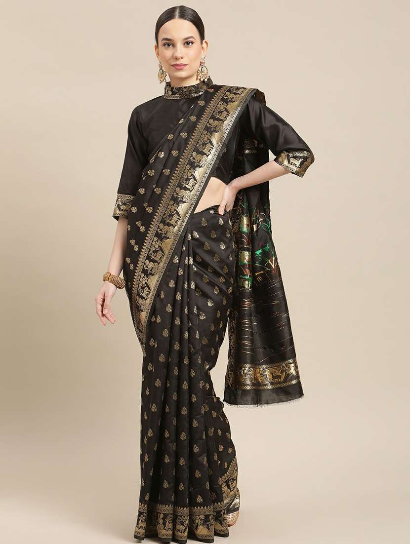 women's banarasi saree with blouse