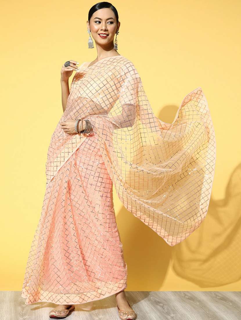 women's embellished saree with blouse - 19473428 -  Standard Image - 1