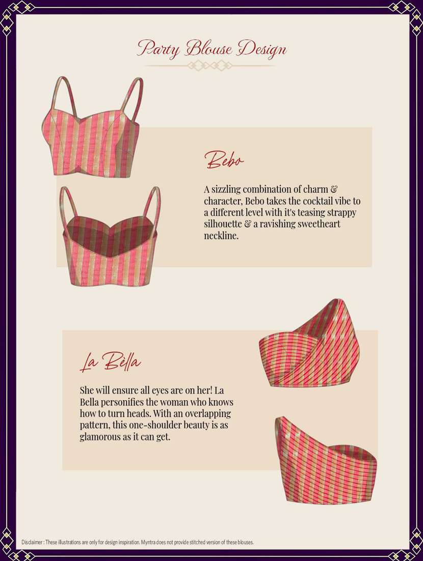 women's bordered pink colored saree with blouse - 19473459 -  Standard Image - 4