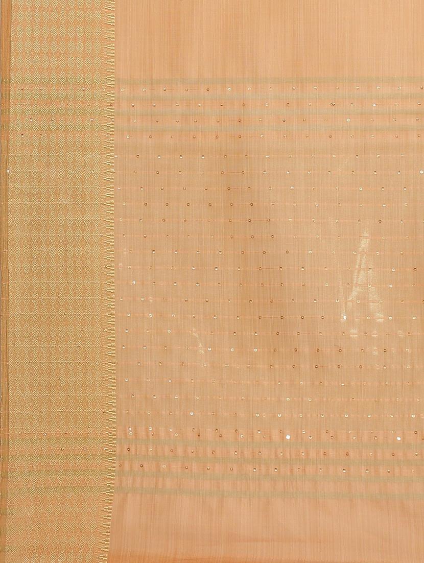 sequin work woven saree with blouse - 19473463 - Standard Image - 4