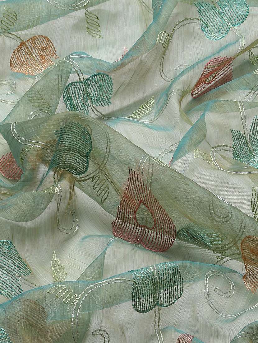 women's embroidered saree with blouse - 19473546 -  Standard Image - 4