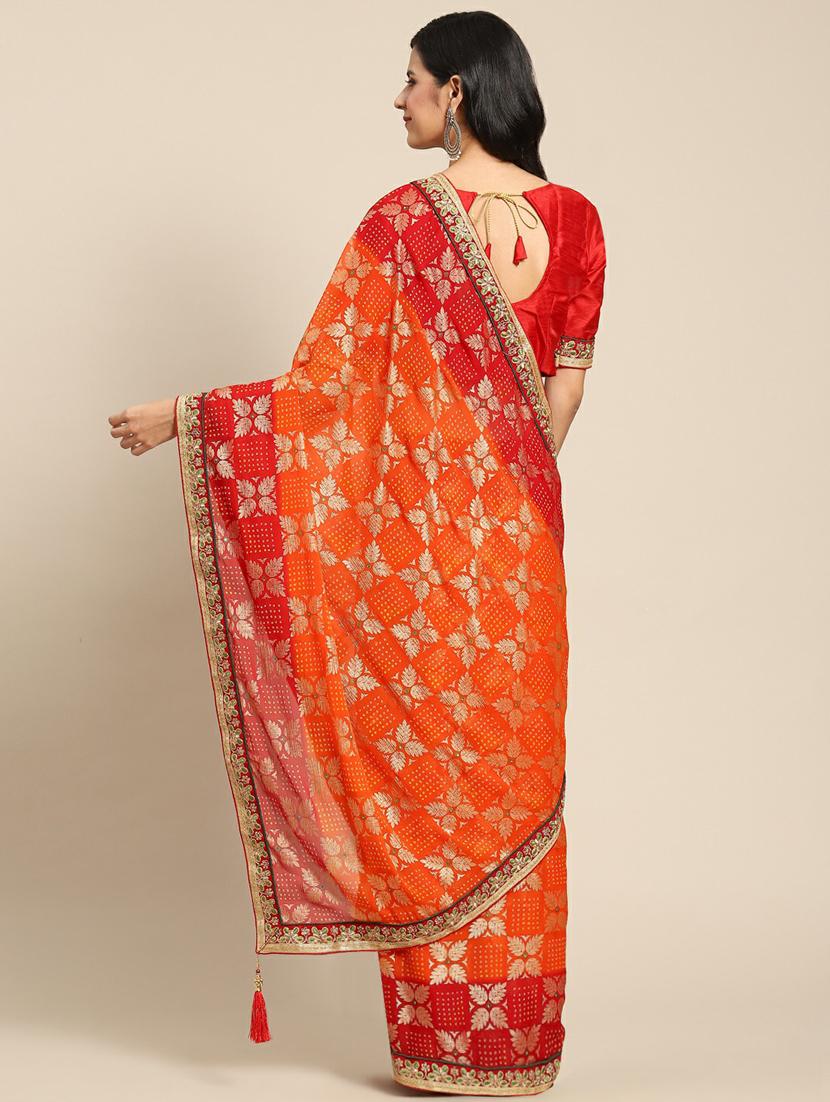 self design printed saree - 19473574 - Standard Image - 1