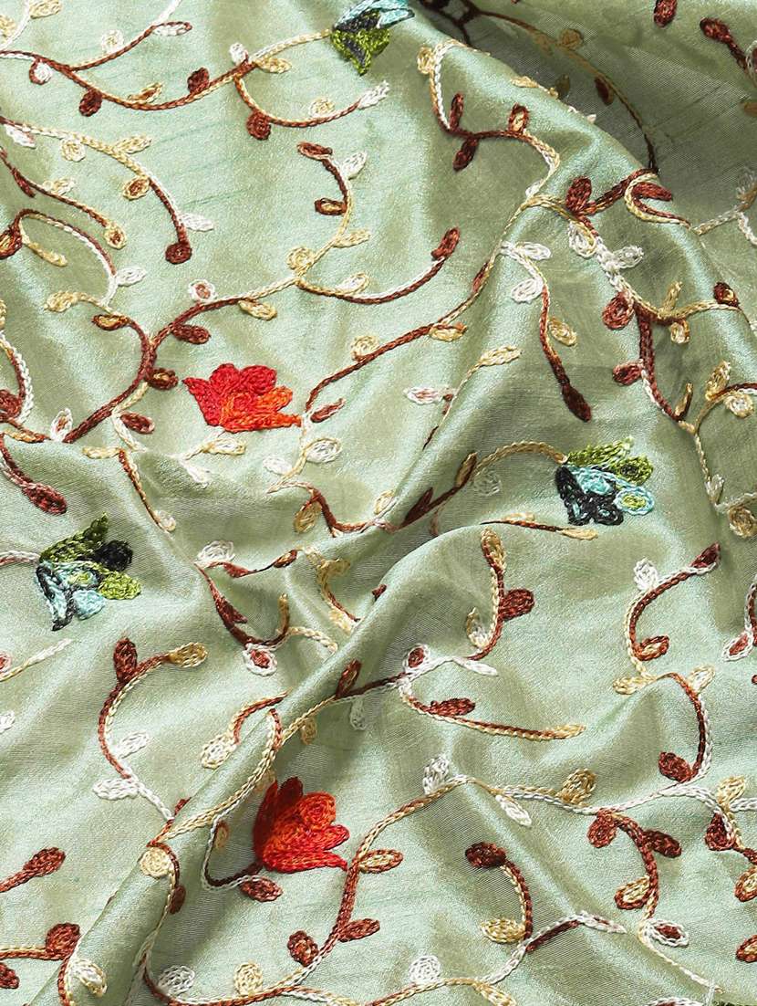 women's embroidered saree with blouse - 19473577 -  Standard Image - 4