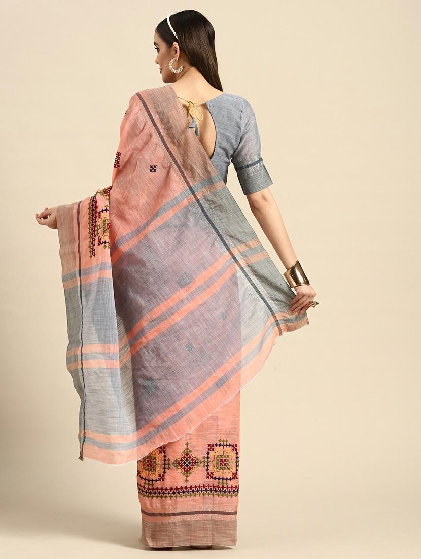 women's embroidered saree - 19473595 - Standard Image - 1