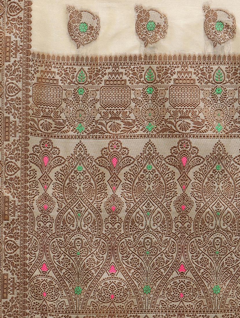 self design printed saree - 19473678 - Standard Image - 4