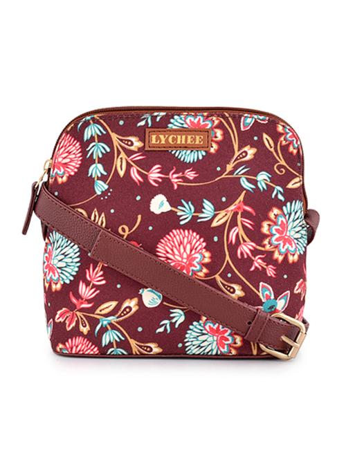 brown canvas sling bag - 19474563 - Standard Image - 0