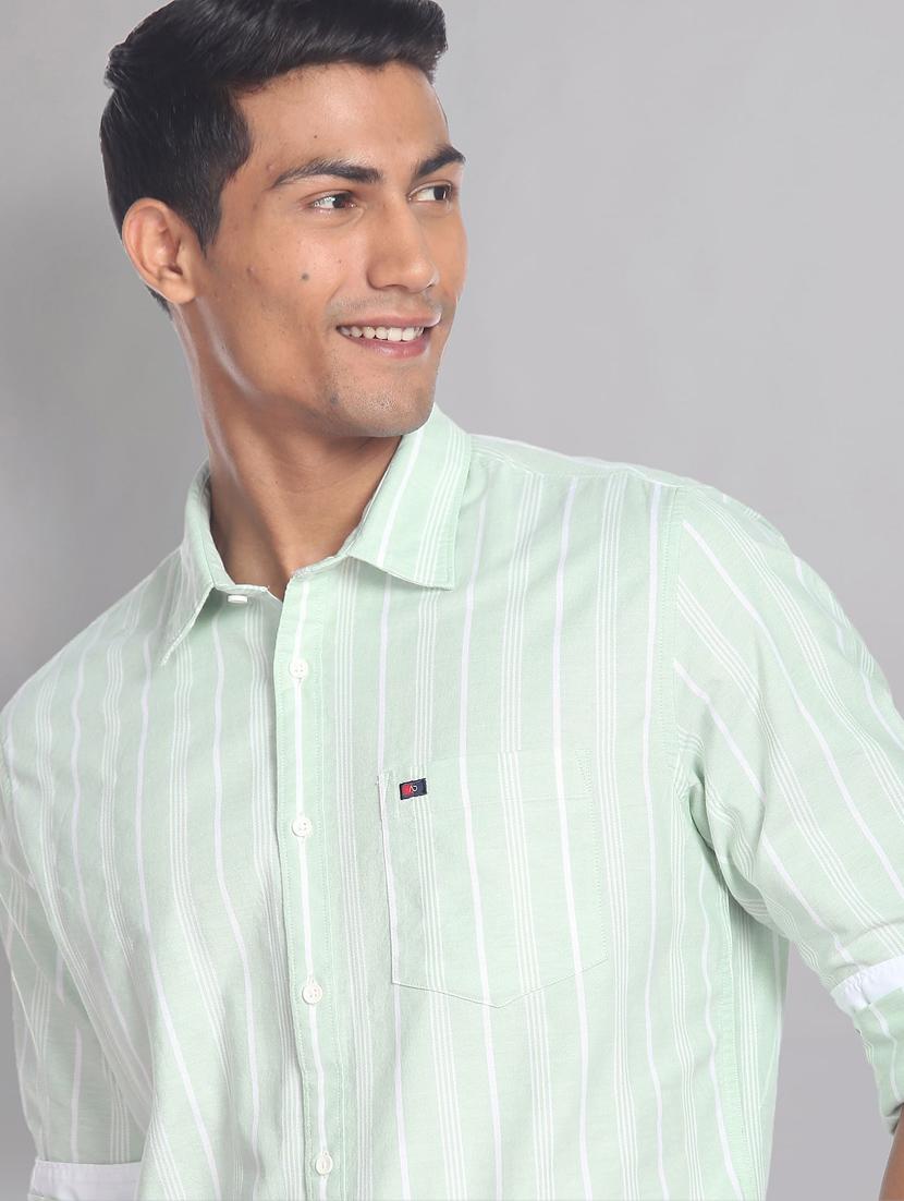 mens stripes casual shirt - 19474571 - Standard Image - 4