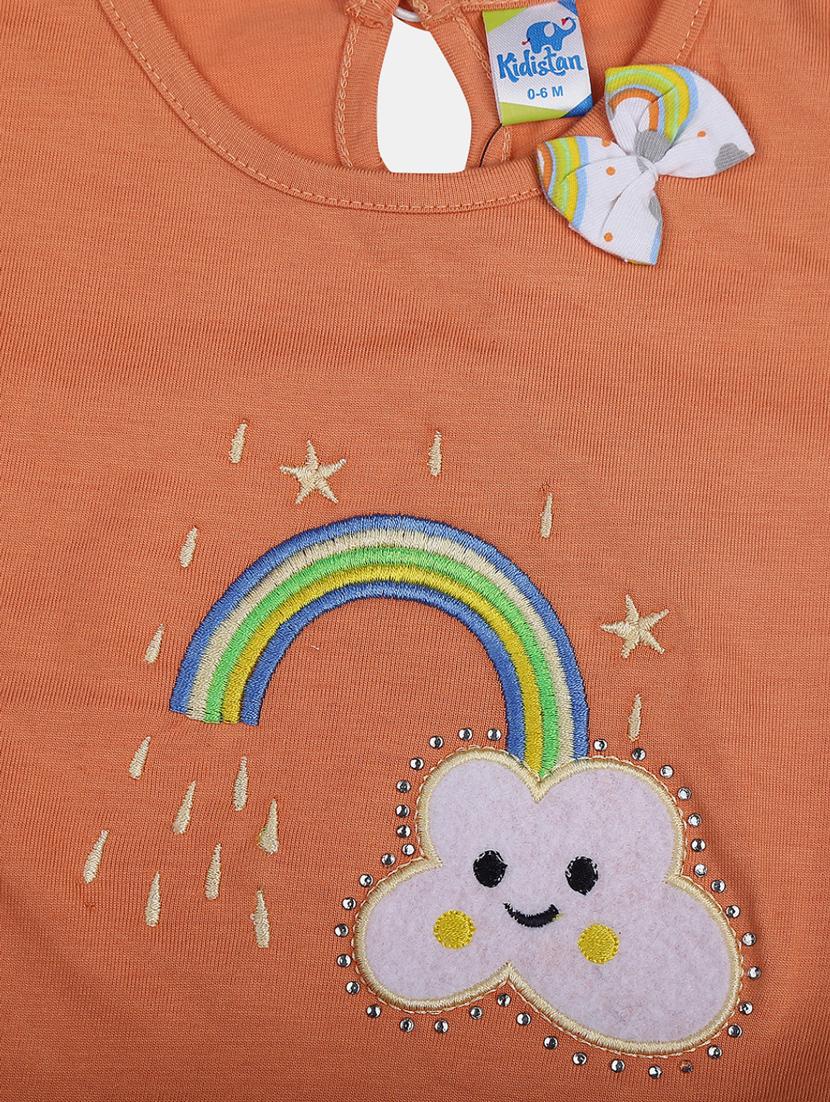girls printed t-shirt and shorts set - 19474871 - Standard Image - 4