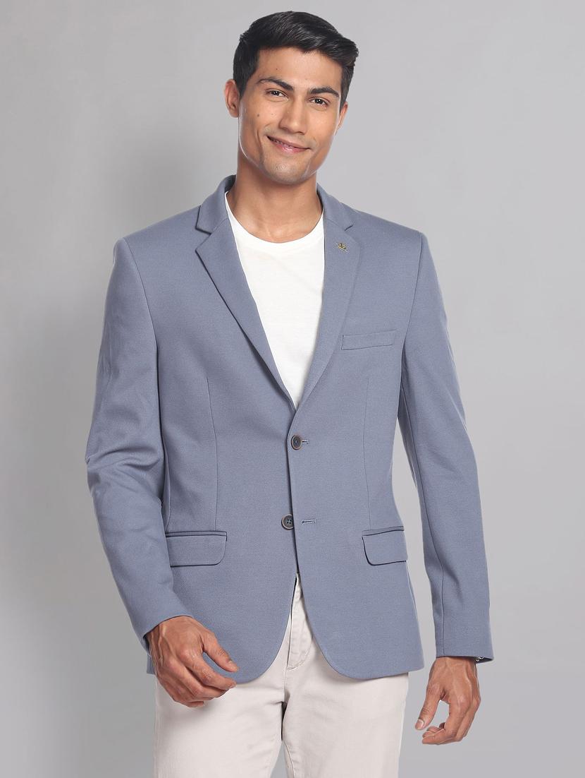 solids terry rayon formal blazer - 19475031 - Standard Image - 1