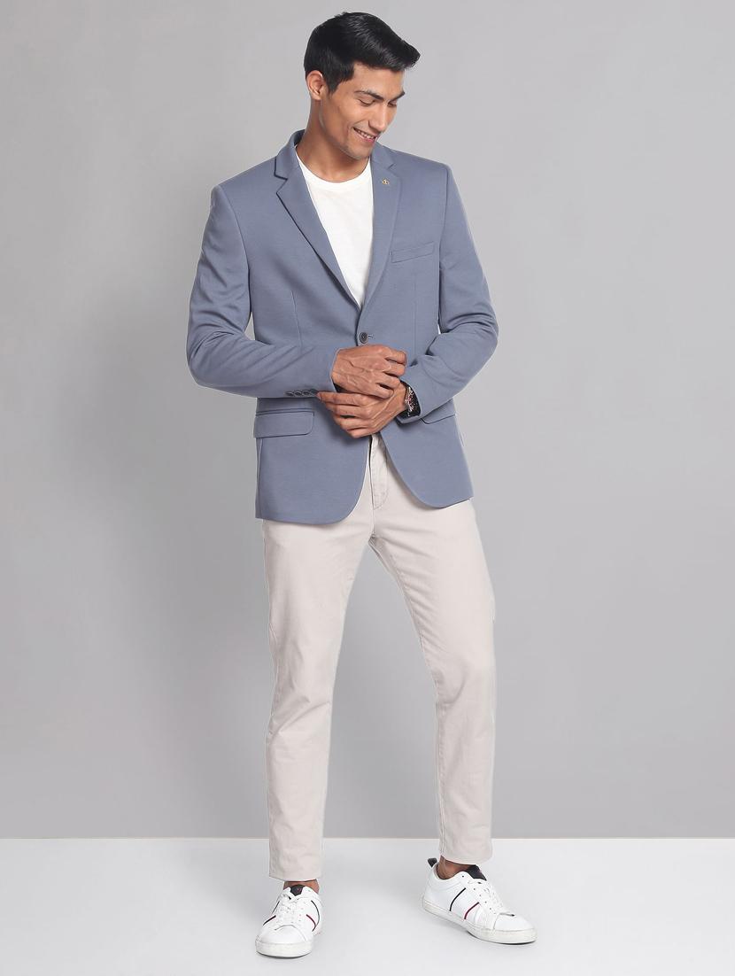 solids terry rayon formal blazer - 19475031 - Standard Image - 4