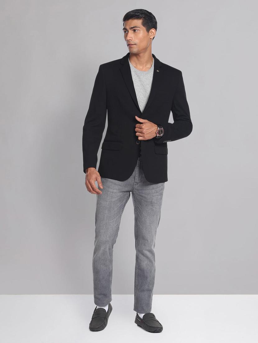 solids terry rayon formal blazer - 19475034 - Standard Image - 4