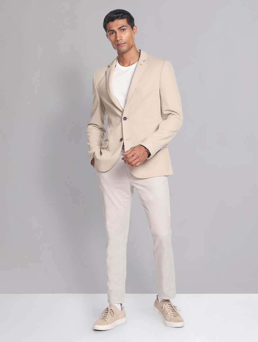 solids terry rayon formal blazer - 19475038 - Standard Image - 4