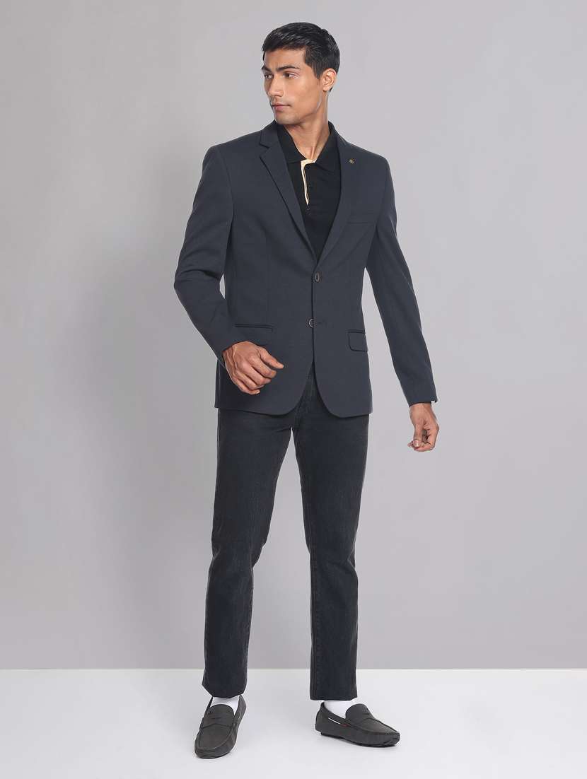 solids terry rayon formal blazer - 19475039 -  Standard Image - 4