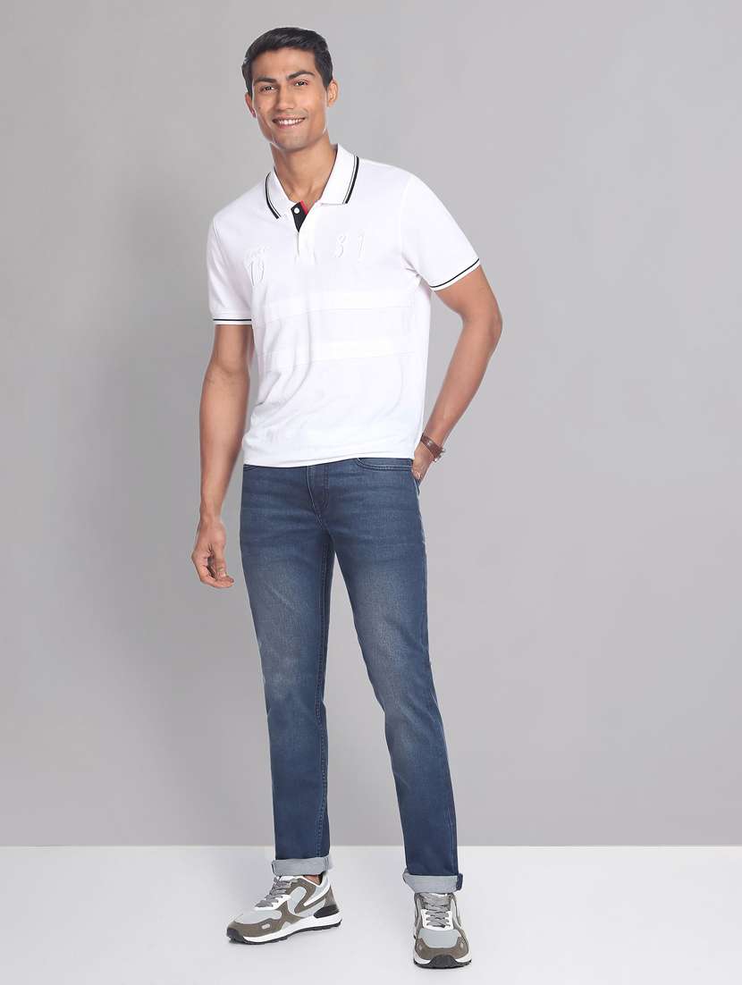 mens slim fit plain jeans - 19475095 -  Standard Image - 4