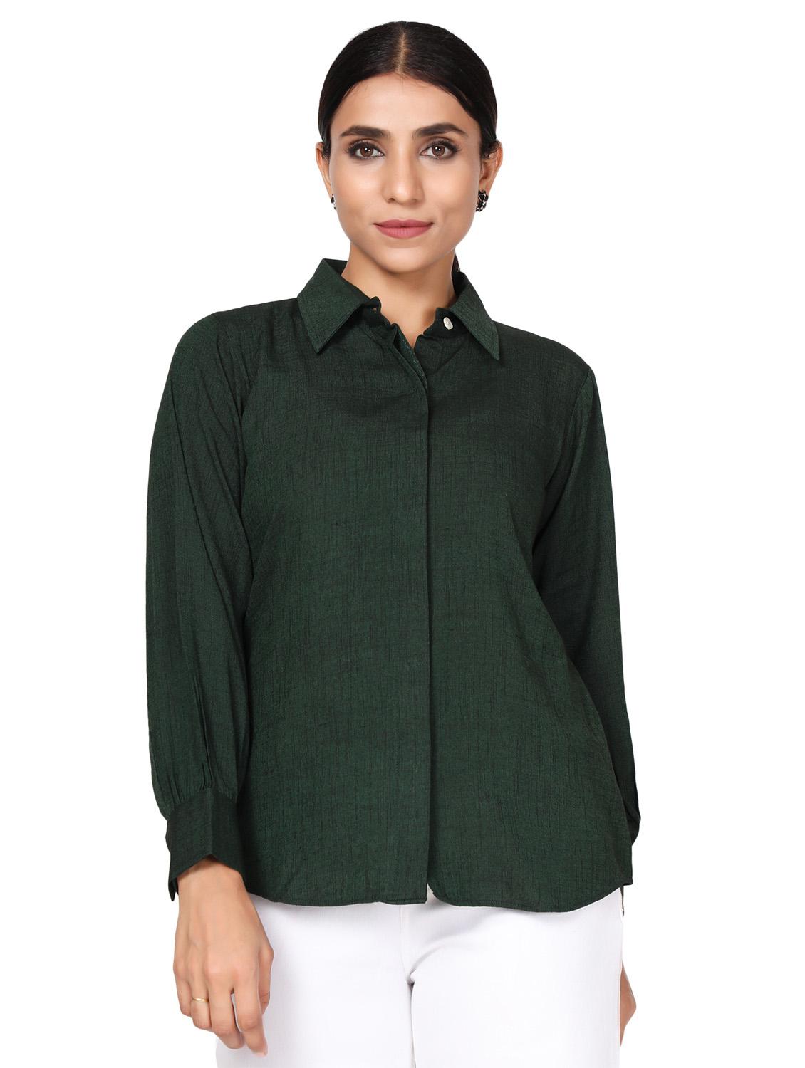 shirt collar solid shirt - 19475209 - Zoom Image - 0