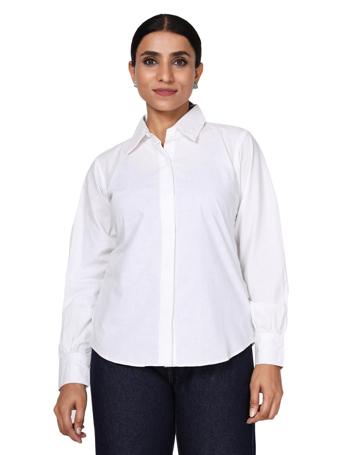 shirt collar solid shirt - 19475211 - Zoom Image - 0