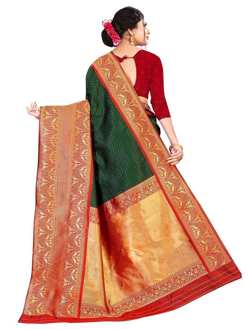 women's banarasi saree with blouse - 19475997 -  Standard Image - 1