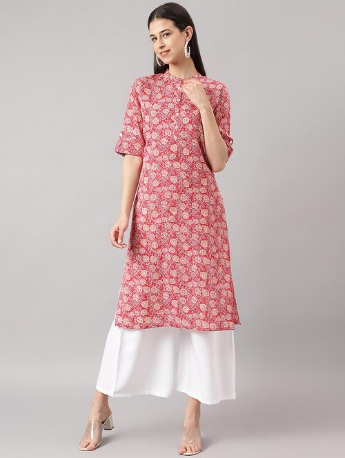 women's straight kurta - 19476196 - Standard Image - 0