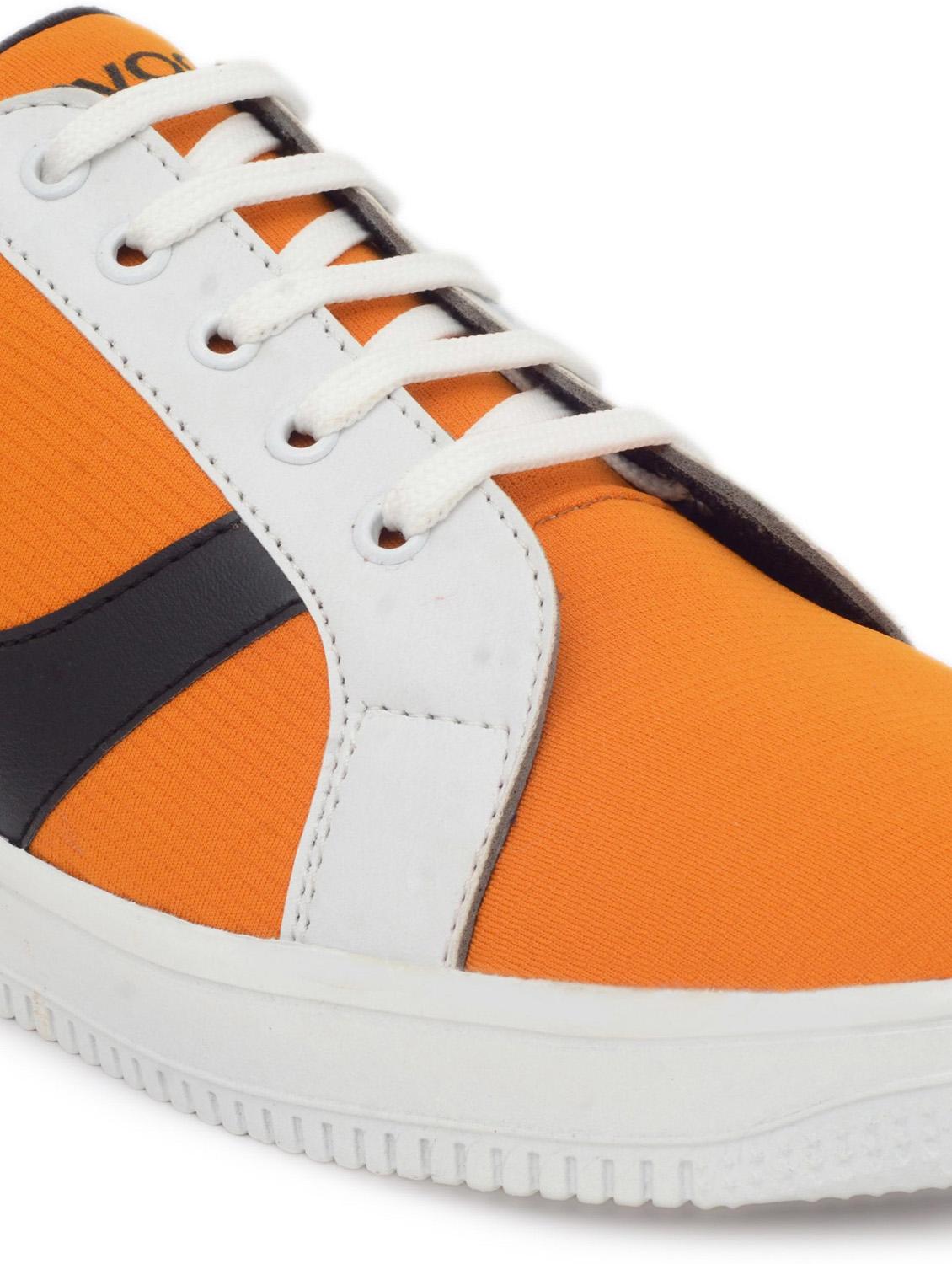 orange lace up sneaker - 19480890 - Standard Image - 4