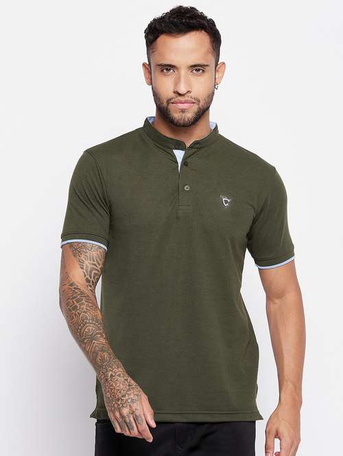 green solid t-shirt - 19481140 - Standard Image - 0