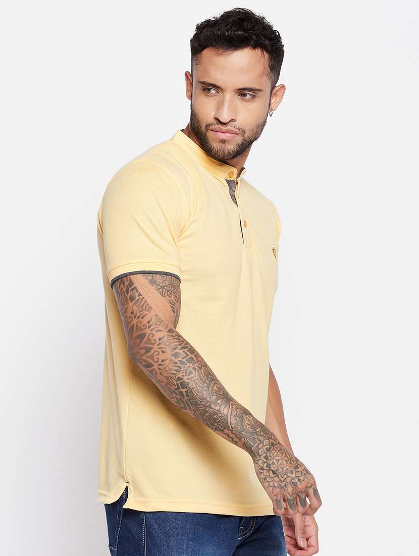 yellow solid t-shirt - 19481142 -  Standard Image - 1