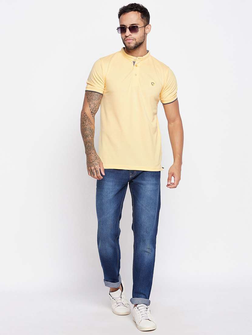 yellow solid t-shirt - 19481142 -  Standard Image - 4