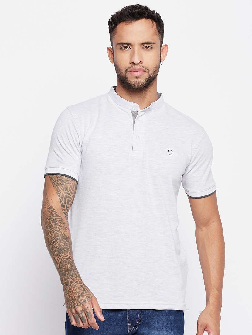 white solid t-shirt