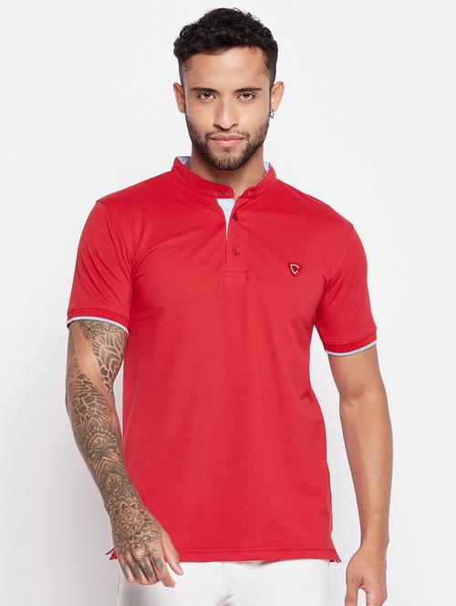 red solid t-shirt - 19481149 - Standard Image - 0