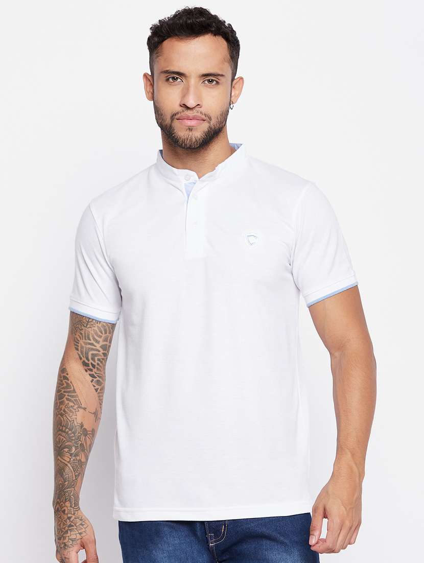 white solid t-shirt