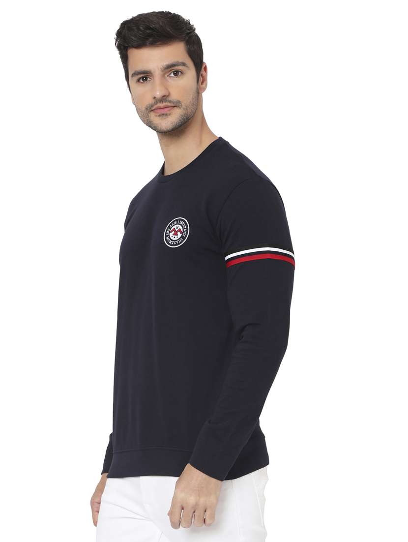 navy blue cotton sweatshirt - 19481157 - Standard Image - 1