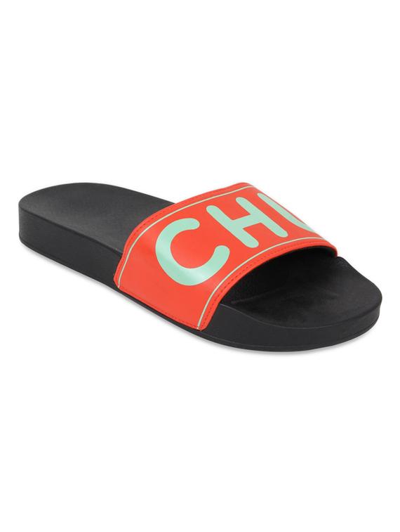 men printed slide flip flop - 19481644 - Standard Image - 1
