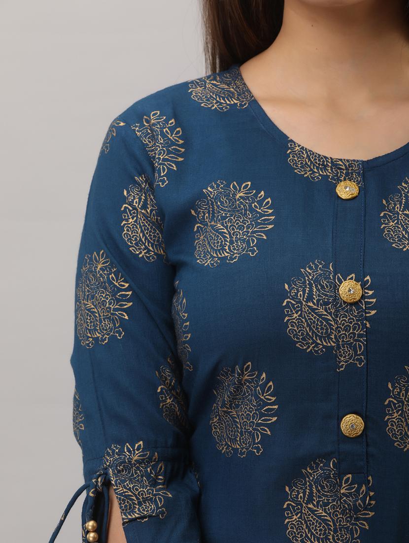 round neck kurta sharara set - 19481795 - Standard Image - 4