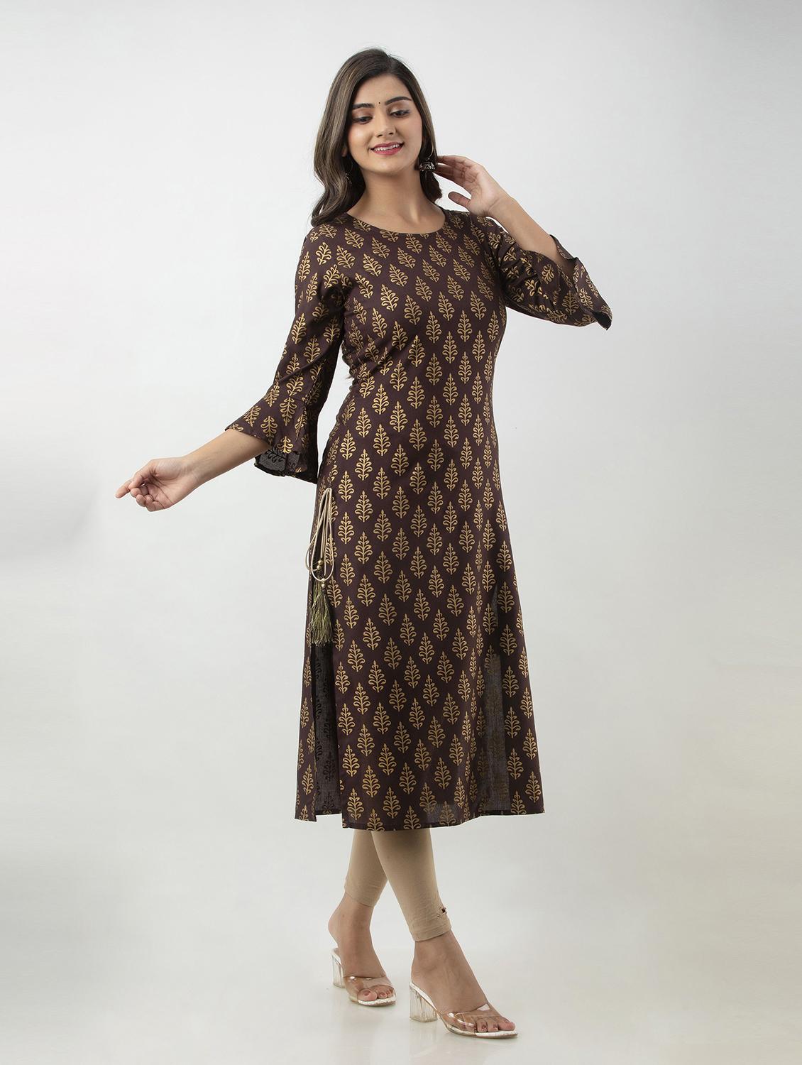 women's straight kurta - 19481893 - Standard Image - 1