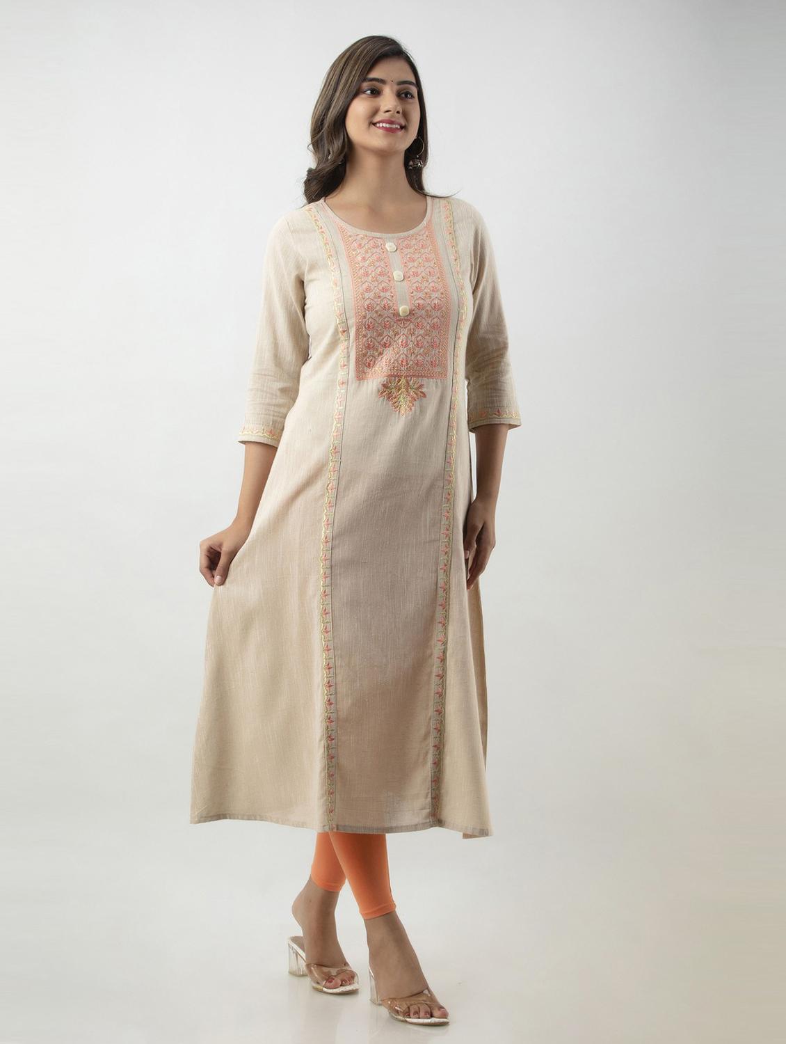 women's a-line kurta - 19481911 - Standard Image - 1