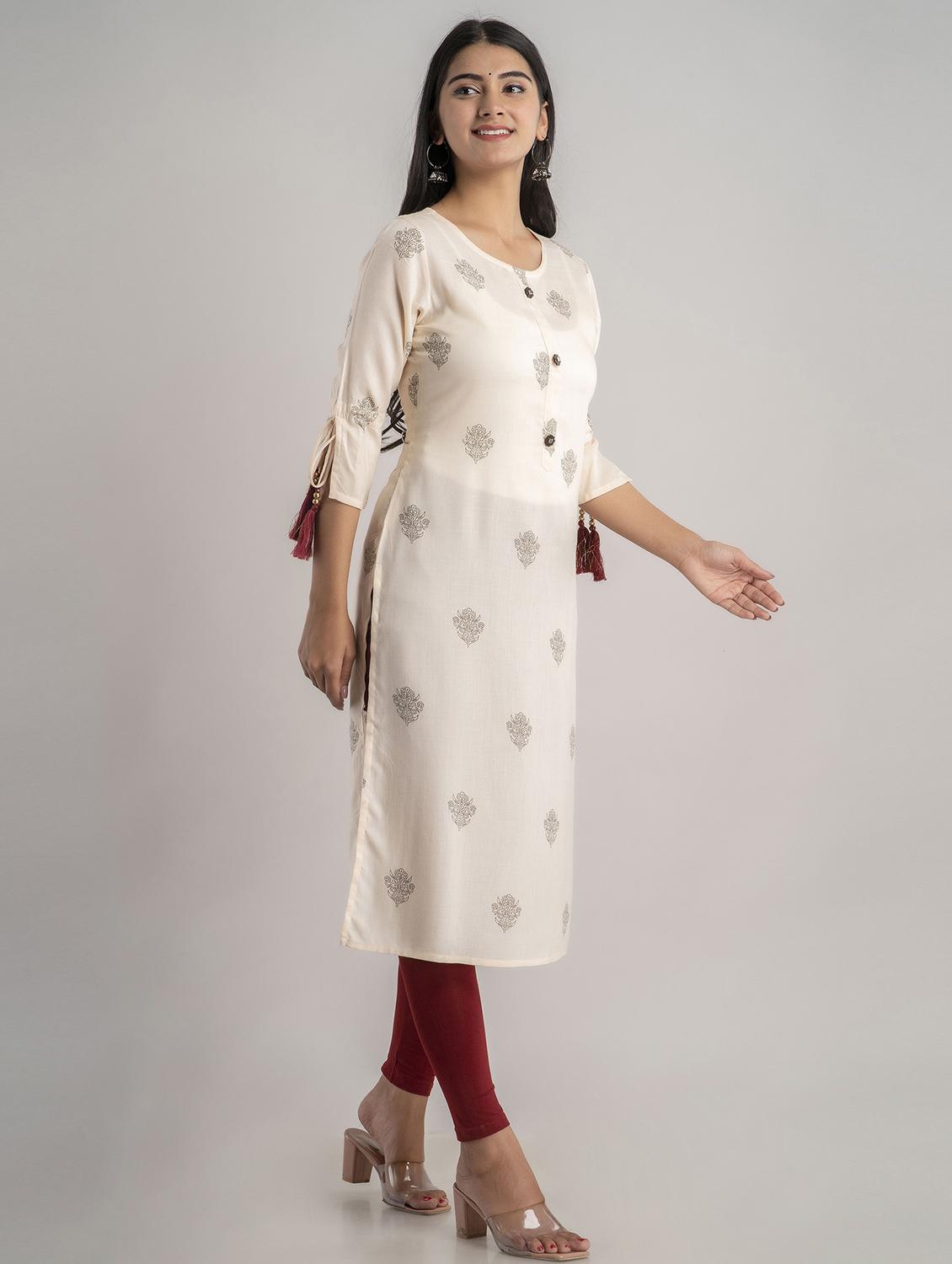 women's straight kurta - 19481946 - Standard Image - 1
