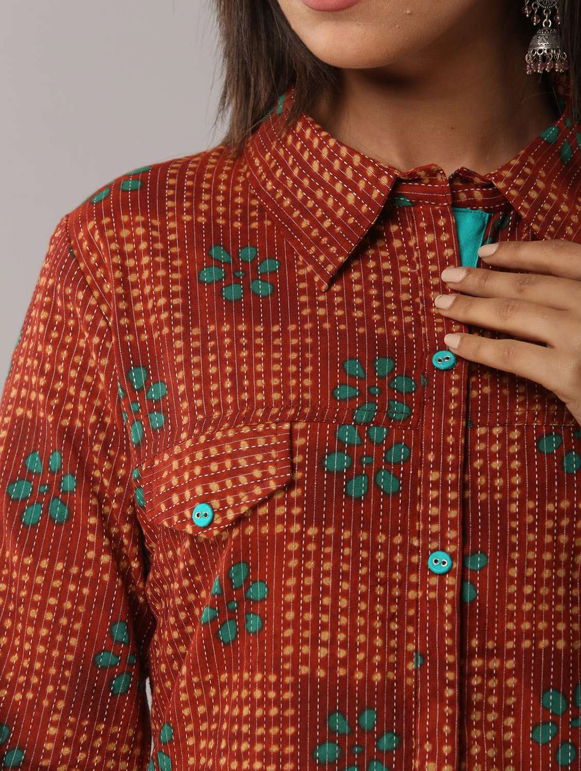 women's a-line kurta - 19481949 - Standard Image - 4